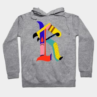 R Letter Hoodie